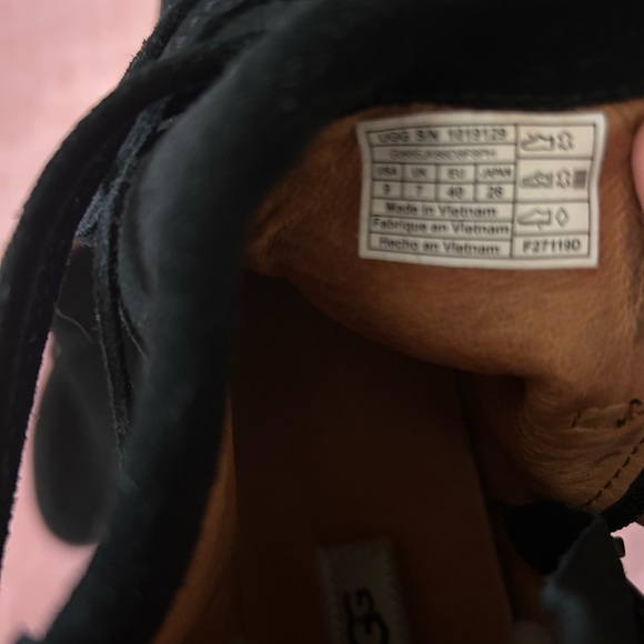 Women's Black Suede Ankle Boots - Picture 5 of 6